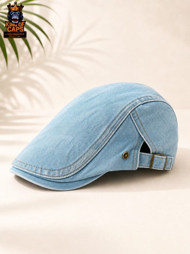 casquette denim ajustable
