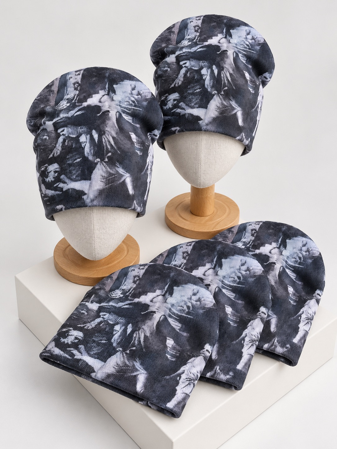 Bonnet graphique Renaissance — photo 1